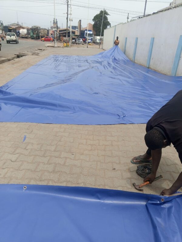 Tarpaulin for fish pond and poultry