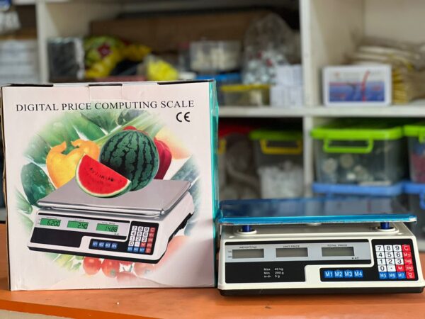 40KG Digital Price Scale Commercial Electronic LCD Food Weight Retail Meat